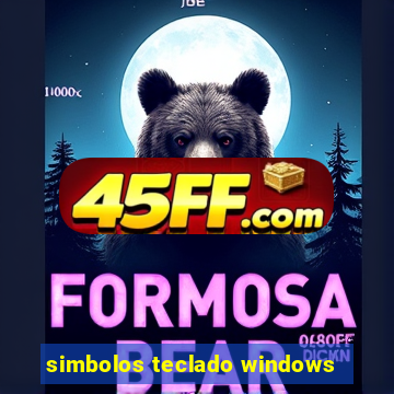 simbolos teclado windows